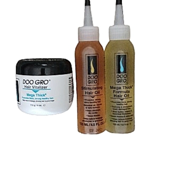 Doo Gro Hair Vitalizer and Hair Oil Set - Stimulate Scalp For Strong Thick Hair - Picture 1 of 4